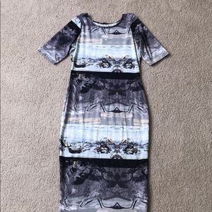 Marbled dress